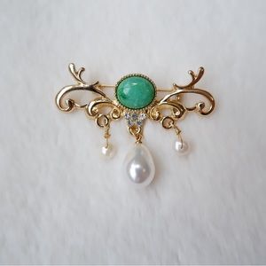 Jade Brooch